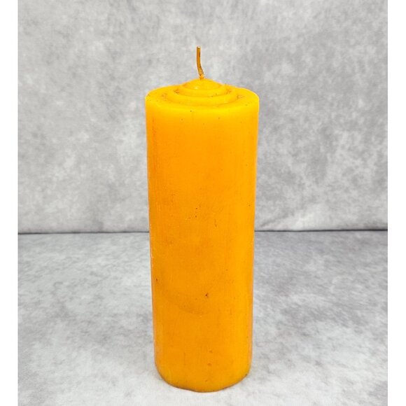 Orange Fragranced Candles Pillar Candle 8.5"x3"" Home Room Décor Gift - Picture 1 of 4